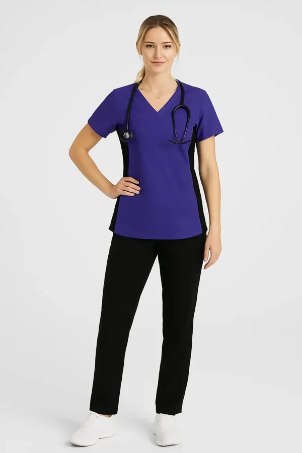 Conjunto Antifluidos Filipina Con Spandex a los costados y Pantalon Modelo New York - Image 5