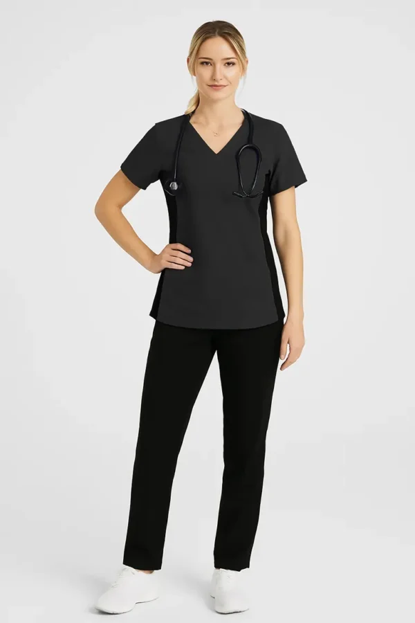 Conjunto Antifluidos Filipina Con Spandex a los costados y Pantalon Modelo New York - Image 6
