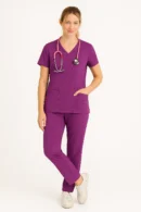 Conjunto Filipina Pantalon Antifluidos Con Triple Costura Pespunte Modelo Milan