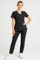 Conjunto Antifluidos Filipina Con Resorte En La Espalda y Pantalon Recto Modelo Paris