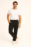 Pantalon Antifluidos Para Caballero Con Jareta Modelo Boston