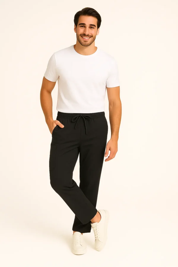 Pantalon Antifluidos Para Caballero Con Jareta Modelo Boston - Image 2